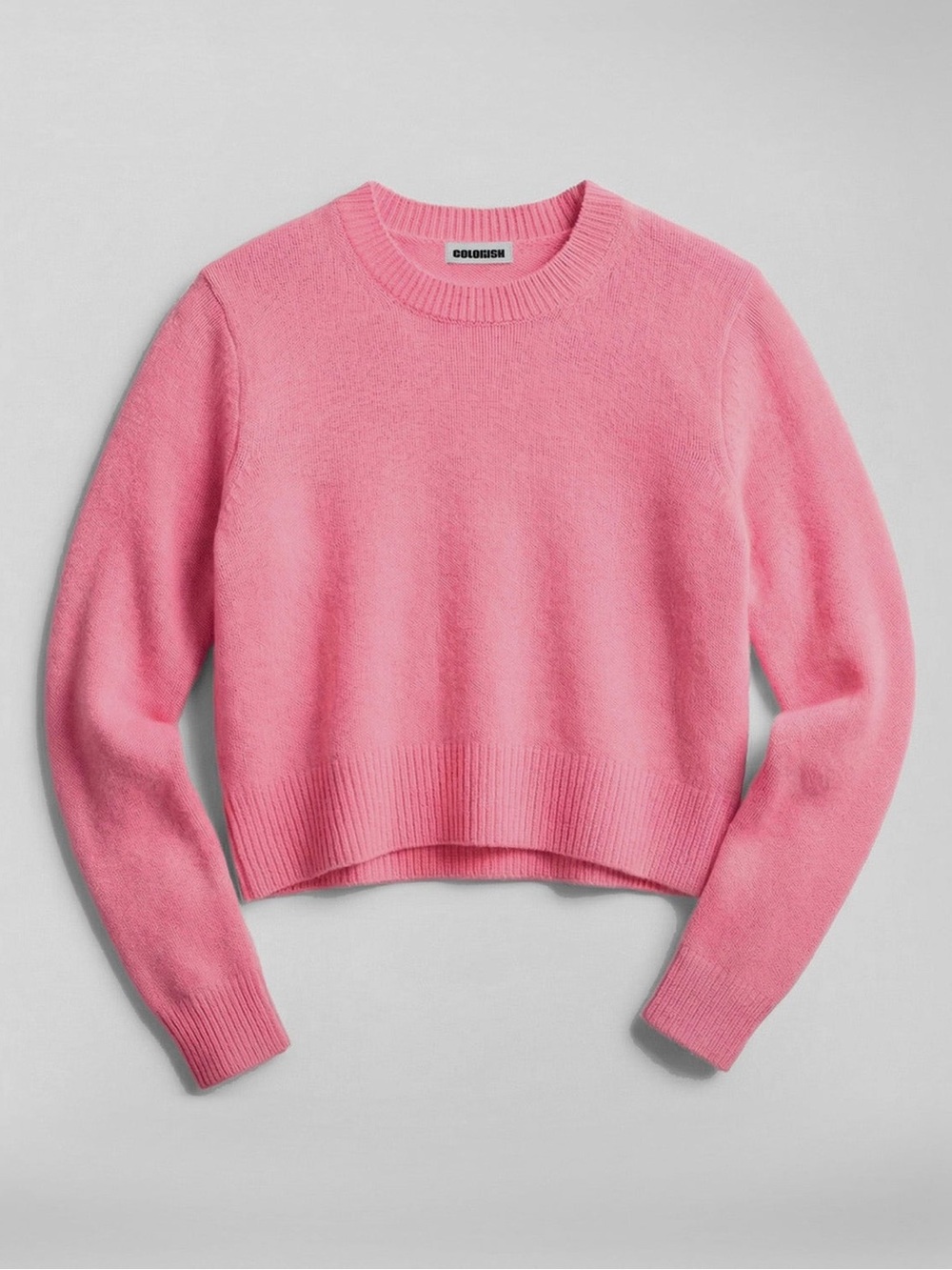 Colorush by Crush 100% Cashmere Pink Sweater M
